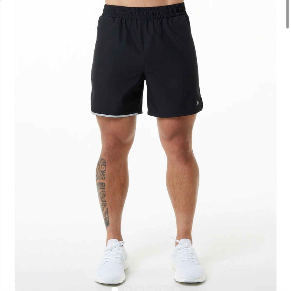 Alphalete Stride Shorts, Men’s Small,  Black